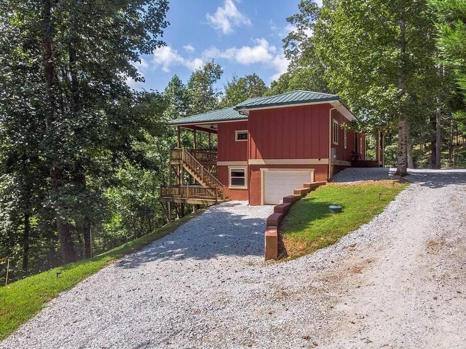 Red Rooster Family Cabin W/Hot Tub+Fire Pit+View Franklin Extérieur photo