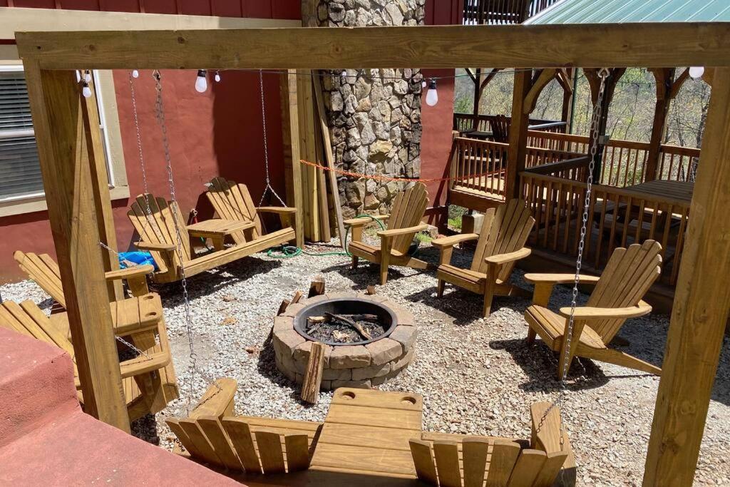 Red Rooster Family Cabin W/Hot Tub+Fire Pit+View Franklin Extérieur photo